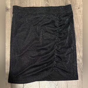 Torrid Black Shimmer Pencil Skirt